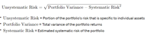 unsystematic risk